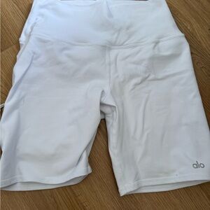 ALO Yoga Women's White Shorts